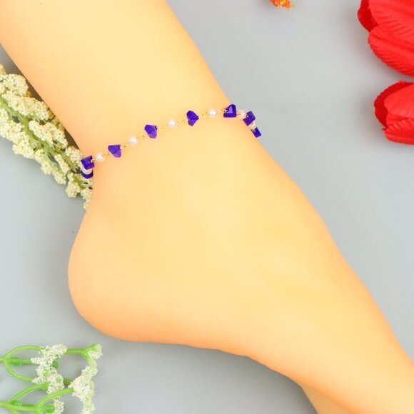 "Handmade Anklet – A Stylish Choice for Women, Thoughtful Gift Idea, EVCH1388 - Picture 6 of 12